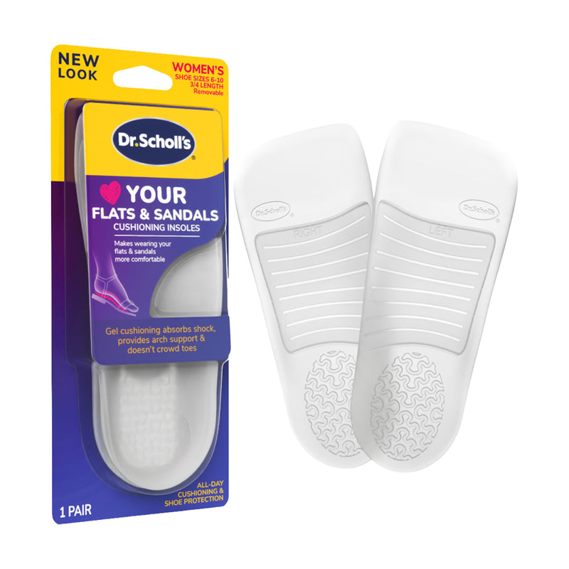 Dr Scholl Love your FLATS & SANDALS 3/4 Length Insoles