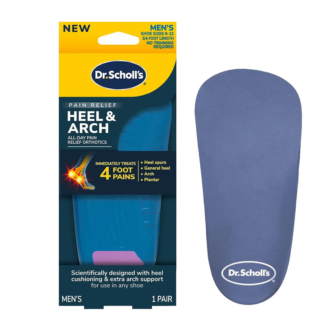 Dr Scholl Heel &Arch All-Day Pain Relief Orthotics for Men