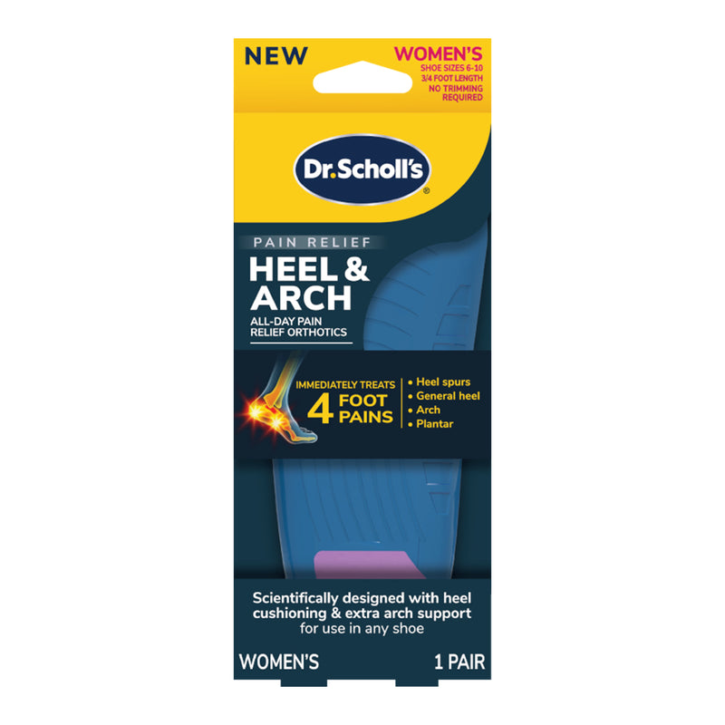 Dr Scholl Heel &Arch All-Day Pain Relief Orthotics for Women