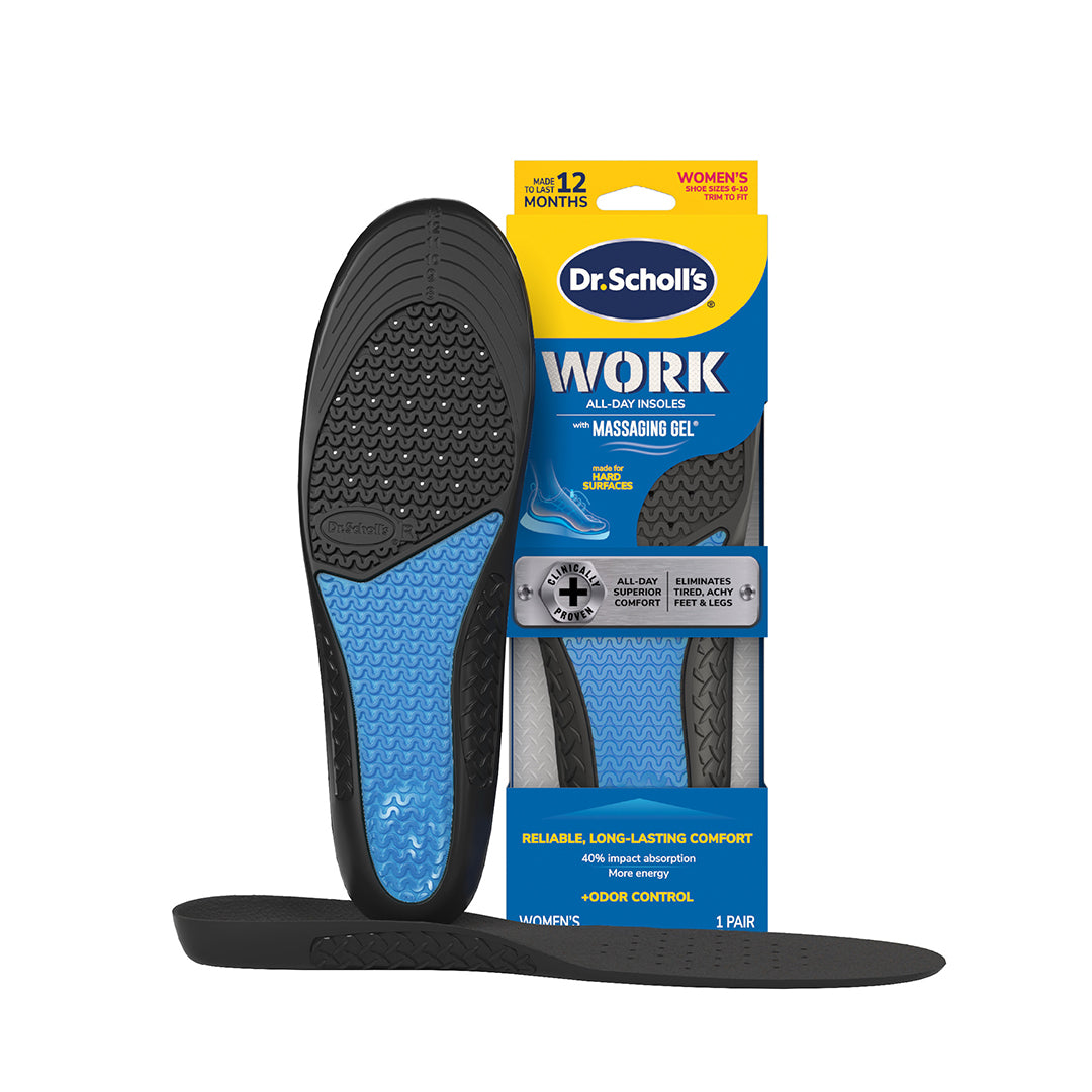Dr Scholl Work Insoles With Massaging Gel For Women