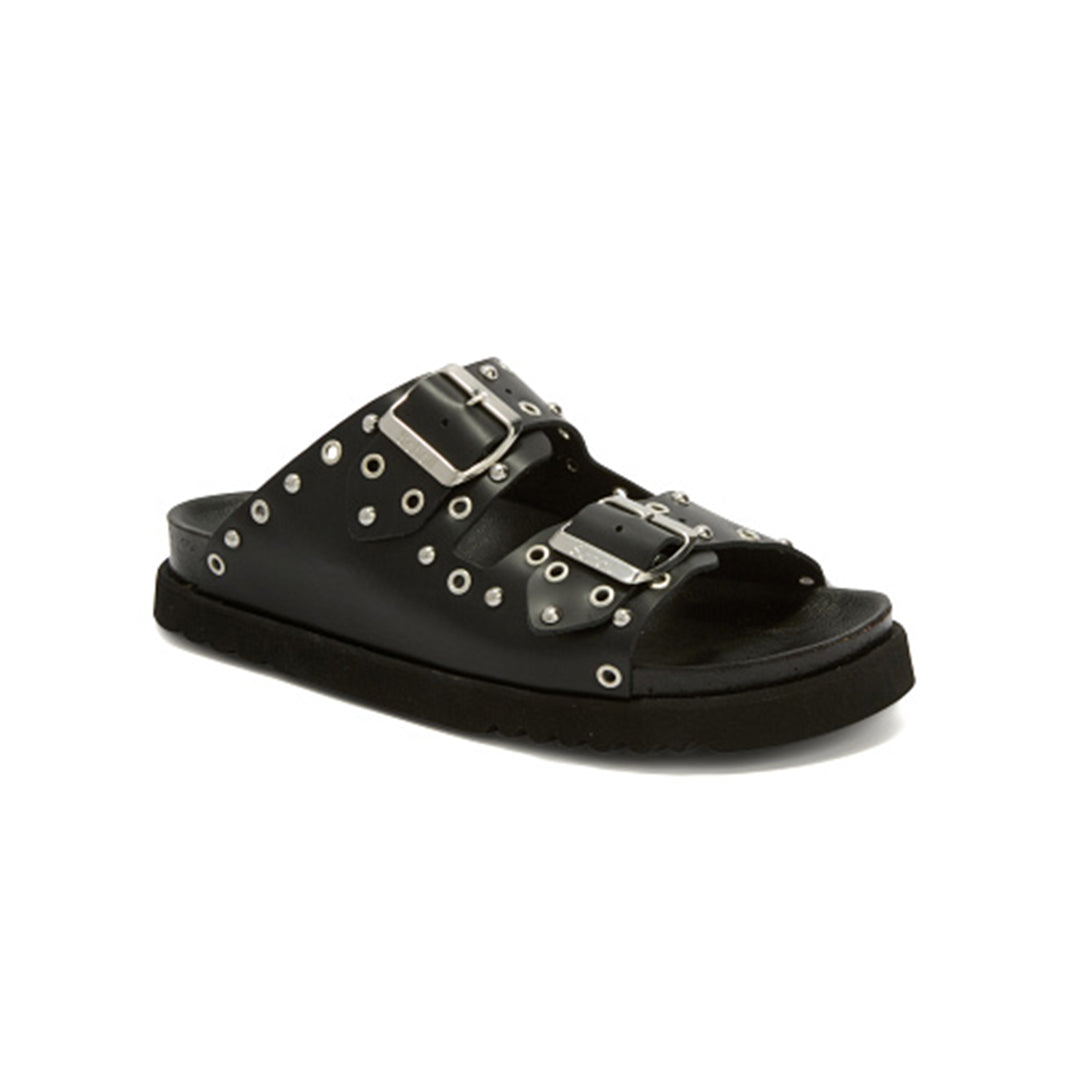 SCHOLL BEATRIZ RING LTHR MULES