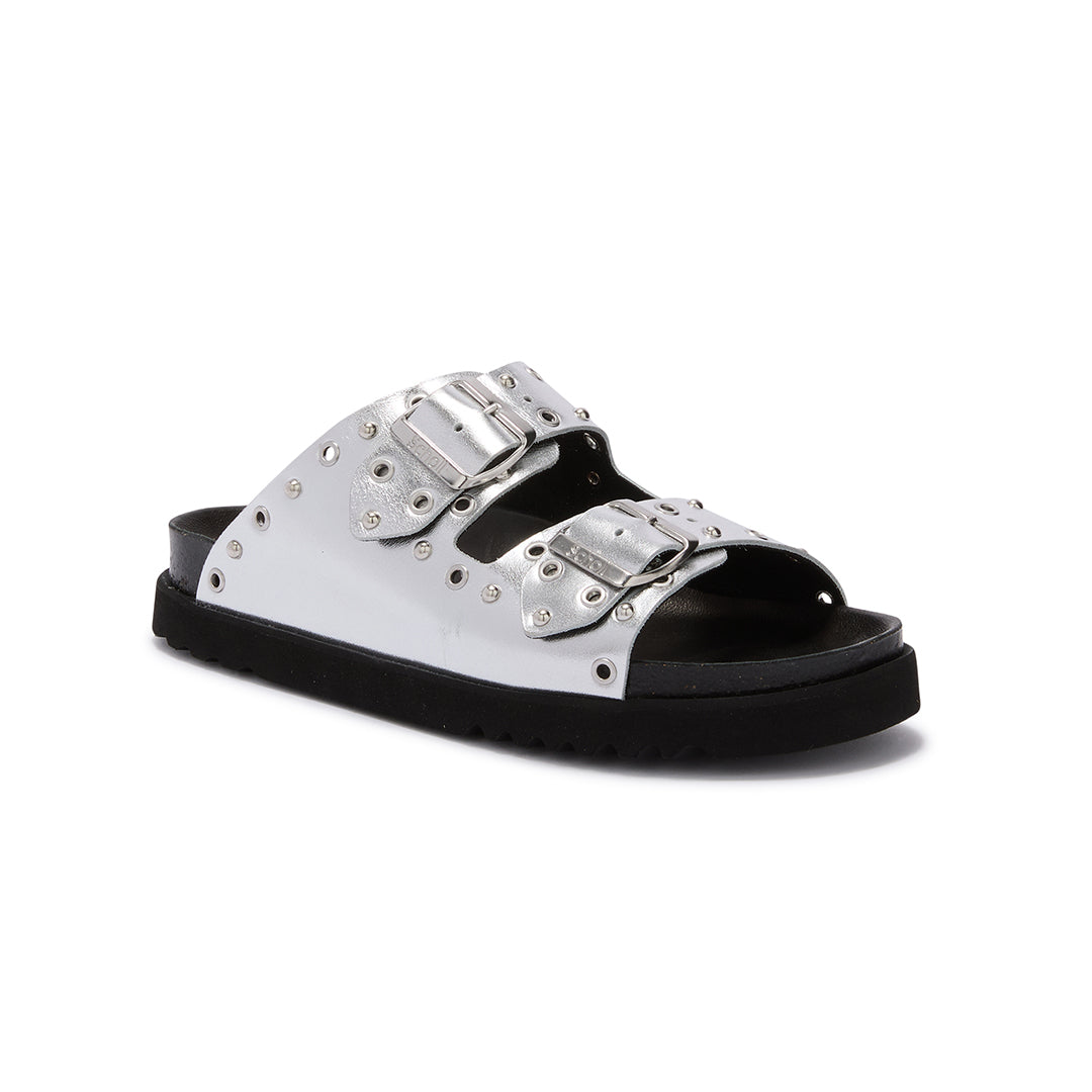SCHOLL BEATRIZ RING LTHR MULES