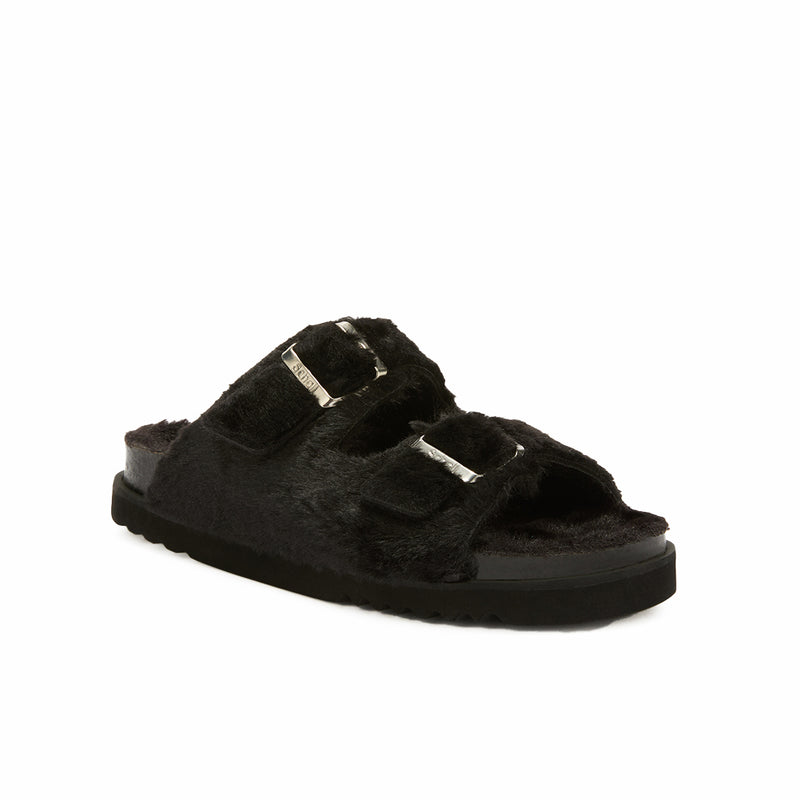 SCHOLL IC BELLE FUR MULE