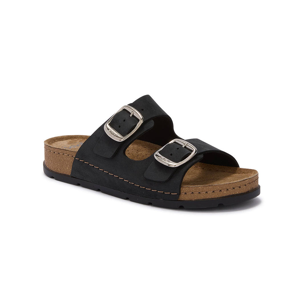 SCHOLL BORA 2 BUCKLE MULES