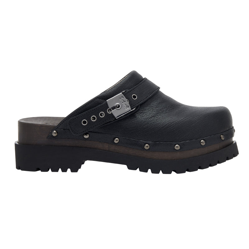 SCHOLL IC CINDY LEATHER CLOG