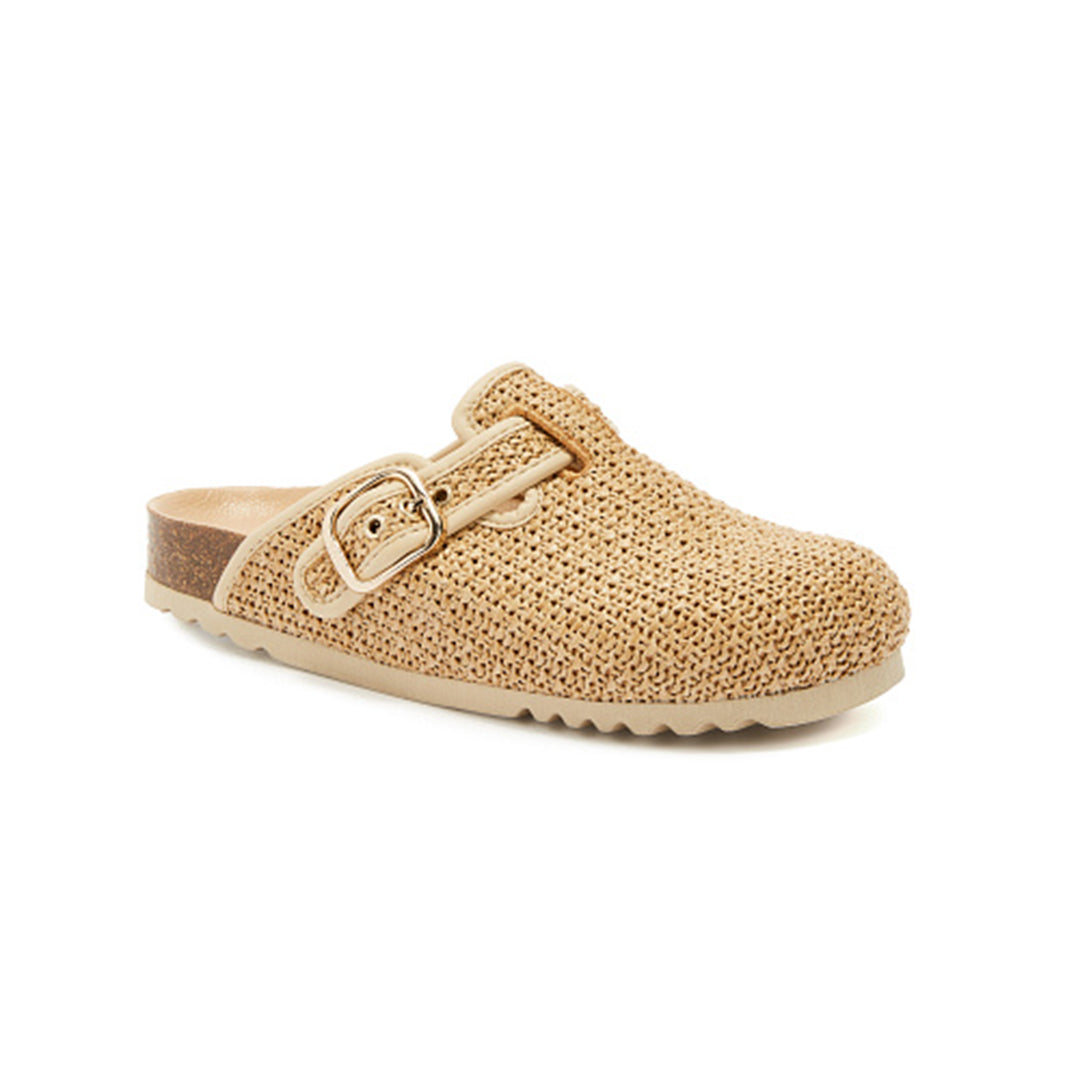 SCHOLL FAE RAFFIA CLOGS