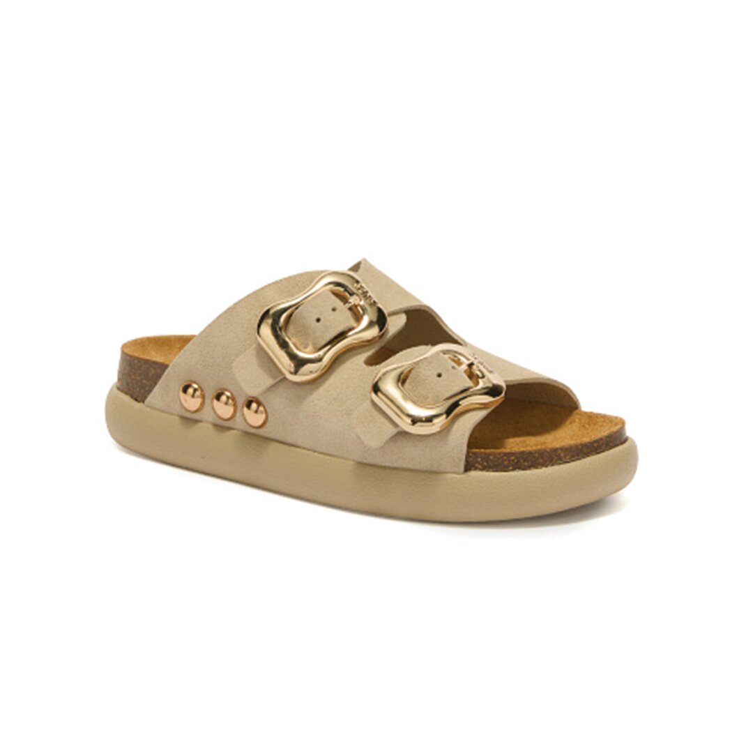 SCHOLL FLORA 2 STR CHUNCKY MULES