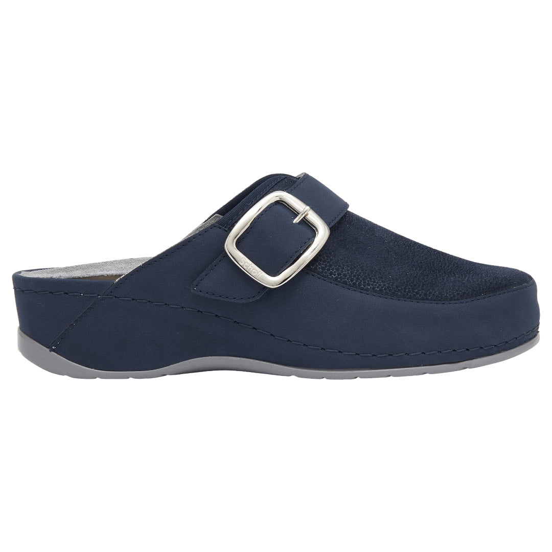 SCHOLL GEMINI BUCKLE MULES