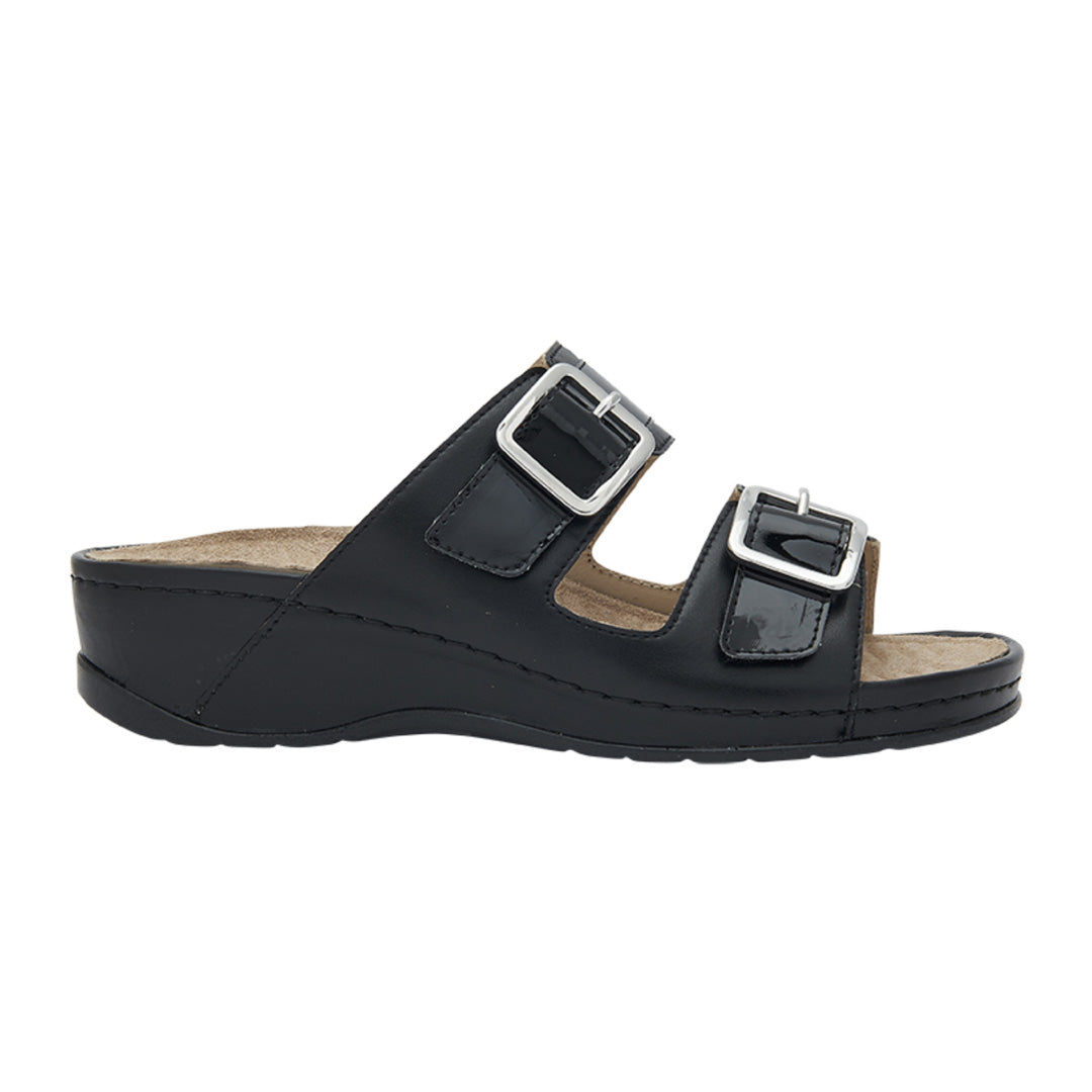 SCHOLL IRIS BUCKLE MULES