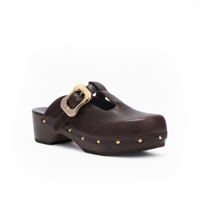 SCHOLL IC PESC AMELIA LTHR CLOGS
