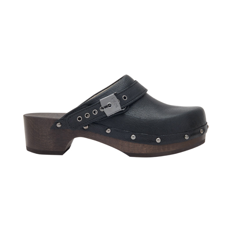 SCHOLL IC PESCURA ROBIN LTHR CLOGS