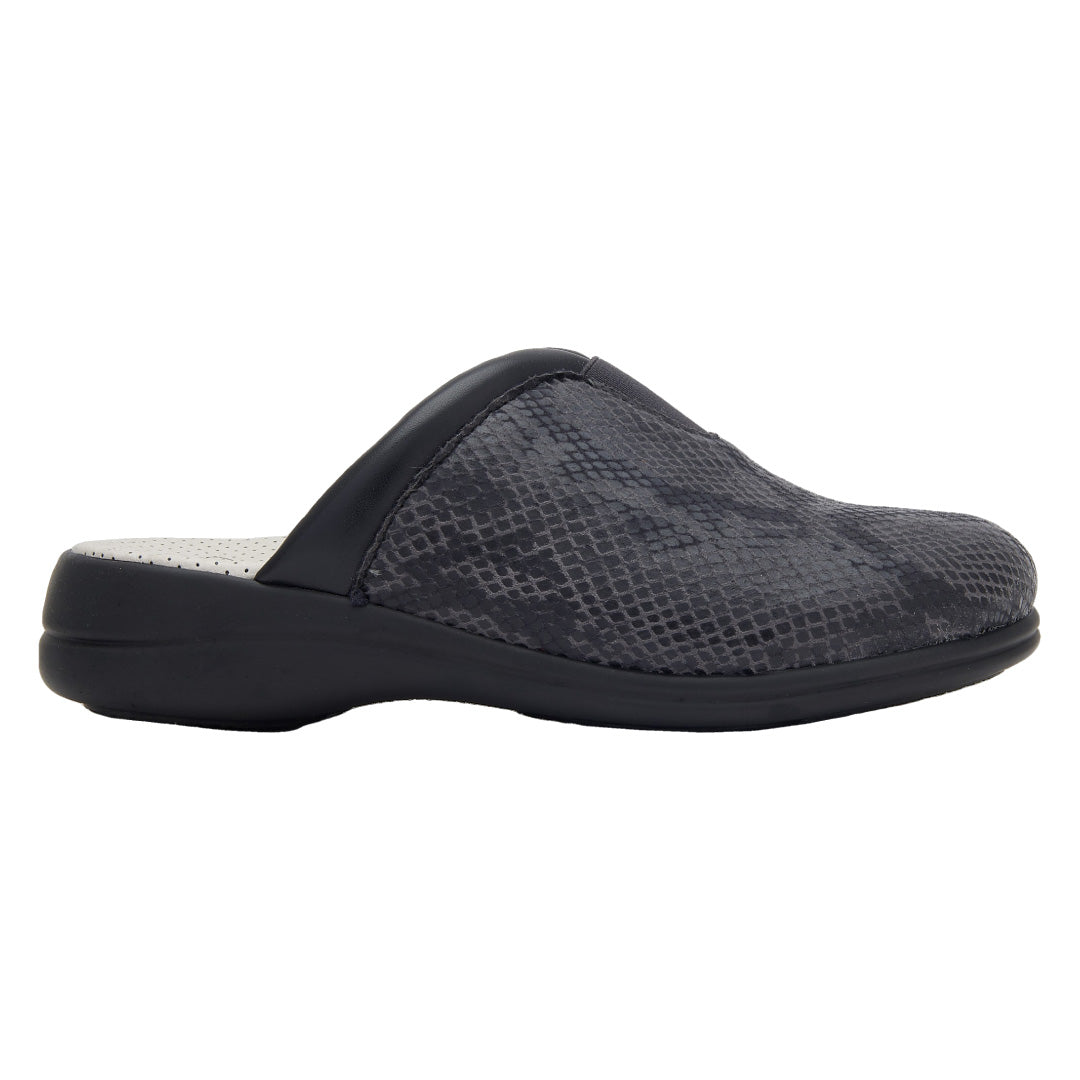 SCHOLL TOFFEE ELASTIC MULES