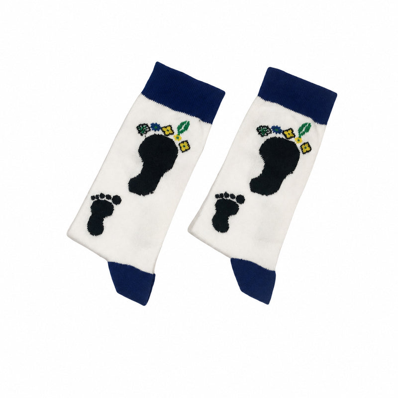 SOCKING CLUMSY BONES & FLOWERS