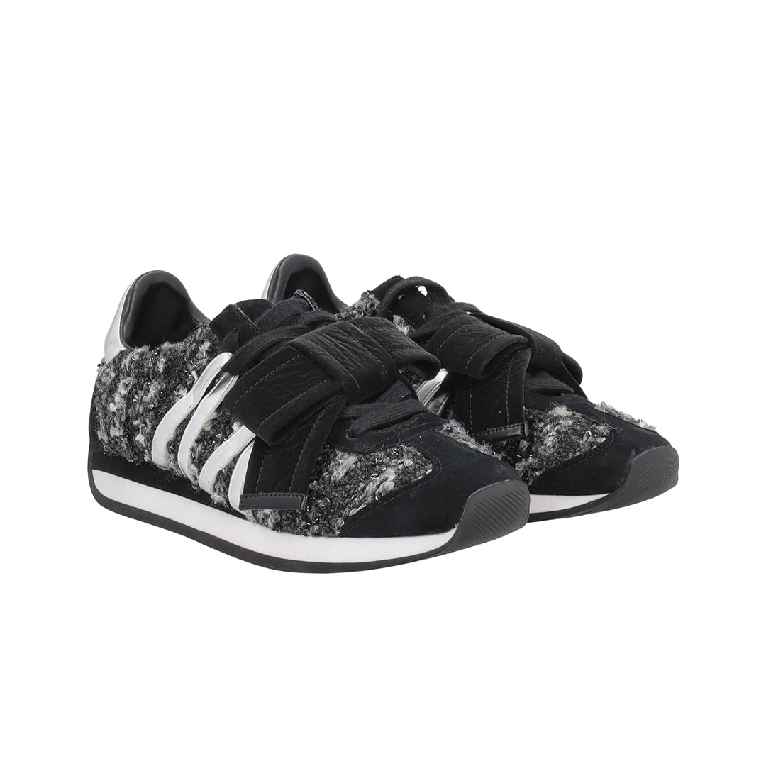 TOSCA BLU ECLIPSE FABRIC BOW SNEAKERS